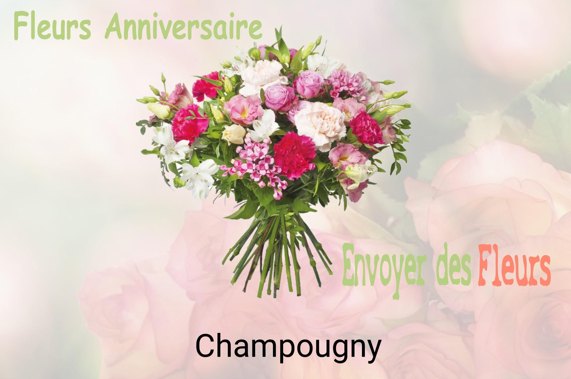 Bouquet de fleurs d’anniversaire livré à Champougny