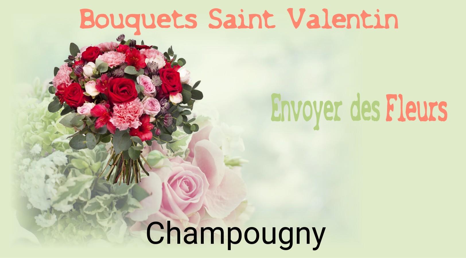 Roses de Saint-Valentin livrées à Champougny